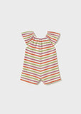 Striped Crochet Romper