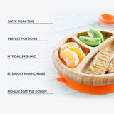 Bamboo Plate & Spoon Set