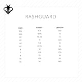 Blue Gingham Rashguard Set