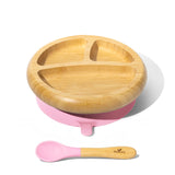 Bamboo Plate & Spoon Set