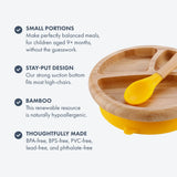 Bamboo Plate & Spoon Set