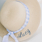 Gingham Sun Hat