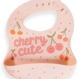 Cherry Cute Silicone Bib