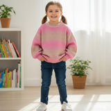 Pink and Tan Sweater