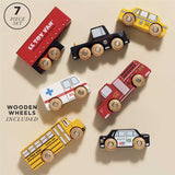 New York City Wooden Car Set