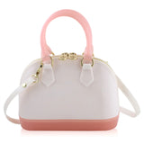 Cate Pink & White Purse
