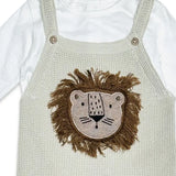 Knit Set Lion Overall