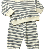 Striped Waffle Lounger Set