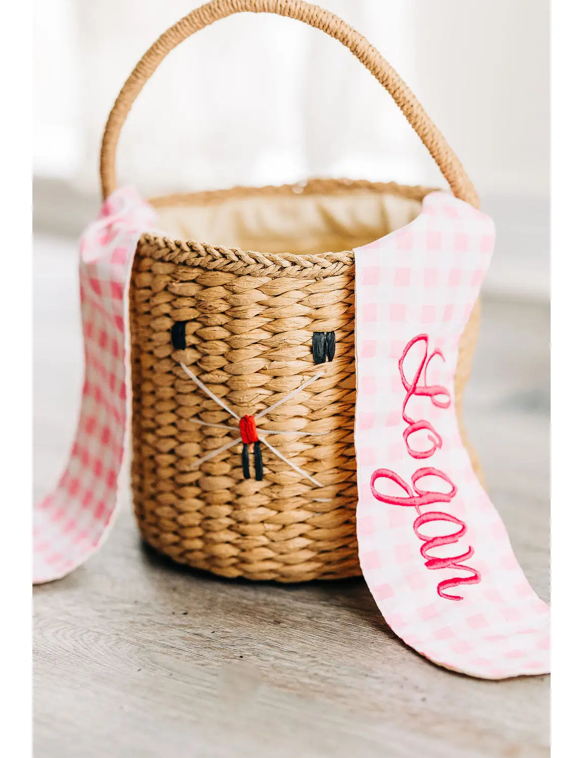 Gingham Easter Basket