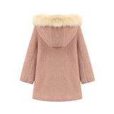 Pink Hooded Coat