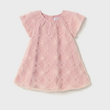 Flower Embroidered Tulle Dress