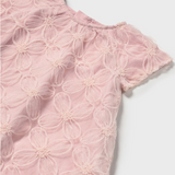 Flower Embroidered Tulle Dress