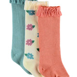 3 Pack Knee High Ruffle