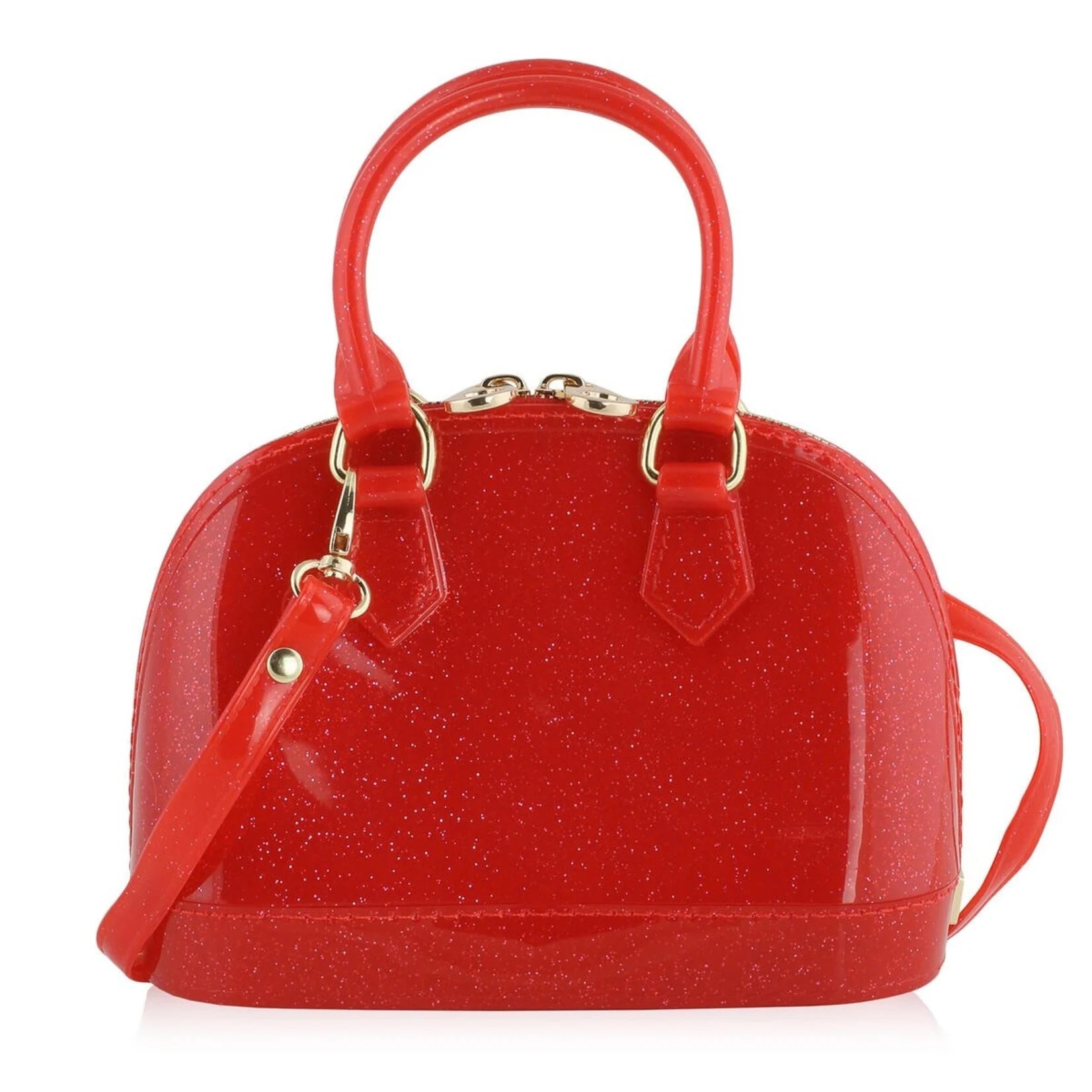 Red Sparkle Carrying Kind Purse