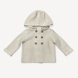 Double Button Hooded Coat
