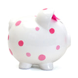 Pink Multi Dot Bank