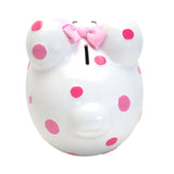 Pink Multi Dot Bank